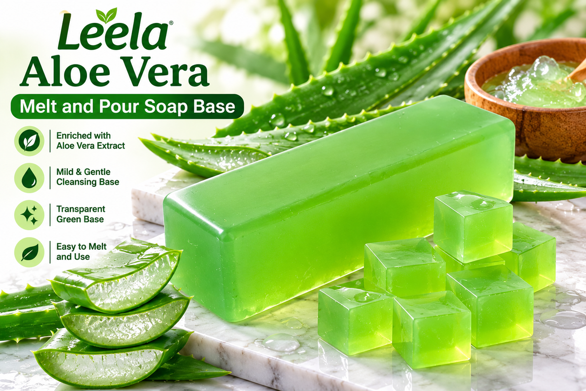 Leela Aloe Vera Melt & Pour Soap Base