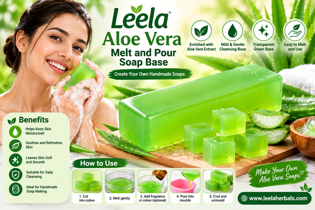 Leela Aloe Vera Melt & Pour Soap Base
