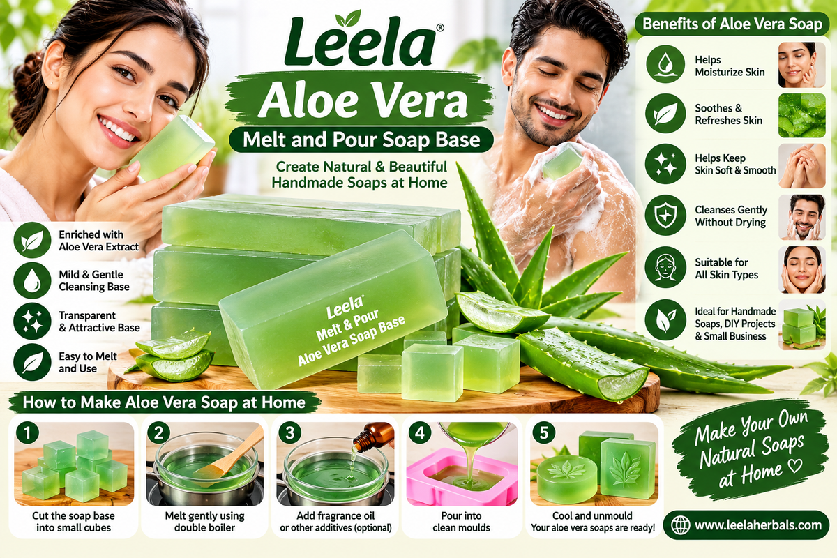 Leela Aloe Vera Melt & Pour Soap Base
