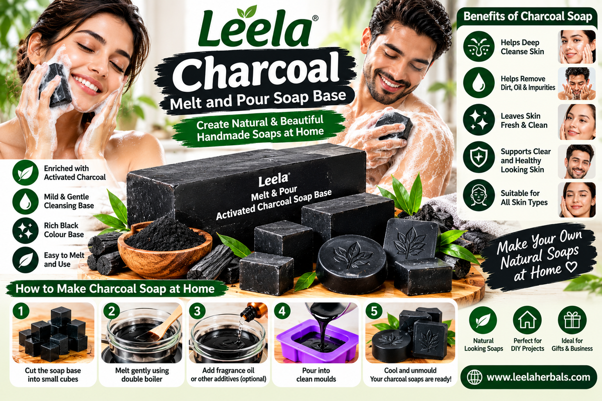 Charcoal Melt and Pour Soap Base