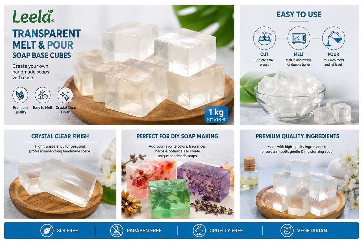 Transparent melt and pour Soap Base