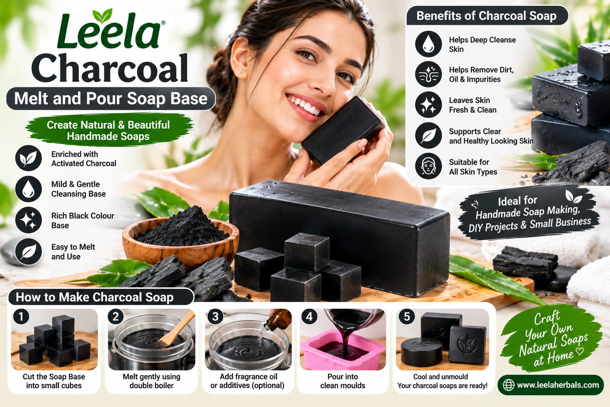 Charcoal Melt and Pour Soap Base