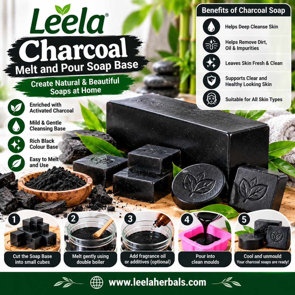 Charcoal Melt and Pour Soap Base
