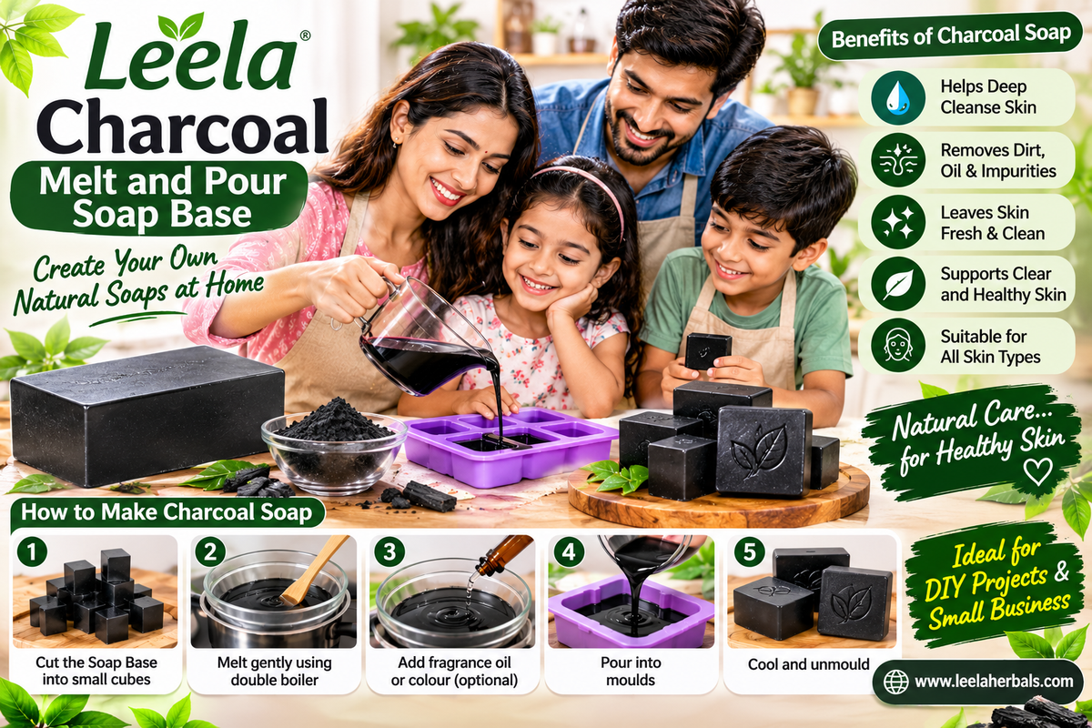 Charcoal Melt and Pour Soap Base