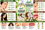 Leela Coconut Oil – Cosmetic Grade | Natural Moisturizing Oil for Skin, Hair, Body Massage, Handmade Soap, Cream, Lotion, Hair Conditioner & DIY Cosmetic Formulations.