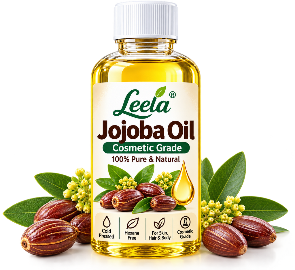 Jojoba Oil Cosmetic Grade – Natural Skin Moisturizing Oil for Face, Hair, Scalp, Body Massage, Nail & Cuticle Care, DIY Cosmetics, Creams, Lotions & Hair Serums.