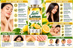 Lemon Carrier Oil – Cosmetic Grade Moisturizing Oil for Skin, Hair, Body Massage, Nail Care, Handmade Soap, Cream, Lotion and DIY Cosmetic Formulations.
